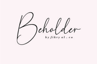 Beholder Font: A Light Handwritten Typeface for Makers