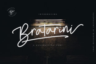 Bratarini: A Handwritten Font for Creative Web Design