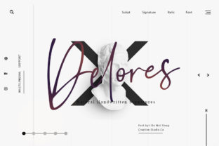 Delores: Elevate Your Web Design with a Handwritten Font