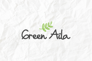 Discover the Joyful Charm of Green Aila Font