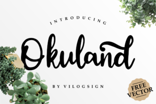 Enhance Your Brand with Okuland: A Charming Handwritten Font