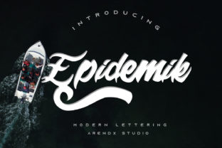 Epidemik Font: Authentic Script for Handmade Labels