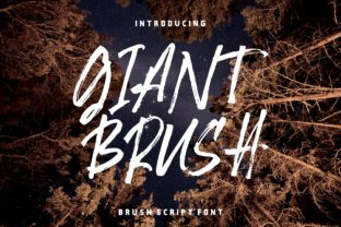 Giant Brush Font Review: Bold Handwritten Type for Branding