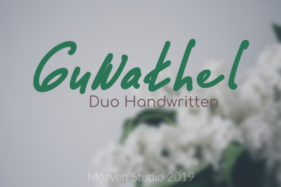 Guwathel: A Handwritten Font for Memorable Campaigns