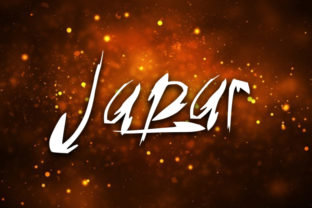 Japar Font: Bold Handwritten Type for Craft Projects