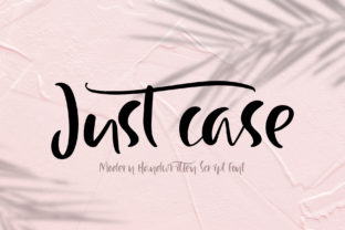 Just Case Font: Authentic Handwritten Charm for Makers