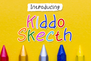 Kiddo Sketch Font: Charming Handwritten Type for Crafters