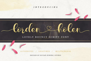 Lorden Holen Font Review: Authentic Handwritten Script