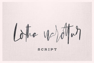 Lotha Narottur Font for Handmade Labels & Crafts