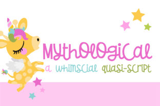 Mythological Font: Whimsical Script for Digital Campaigns