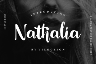 Nathalia Font: A Handwritten Typeface for Authentic Branding