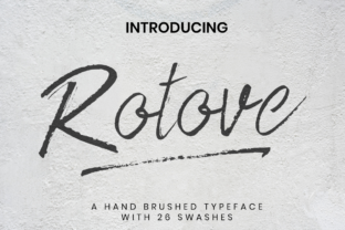 Rotove Font: A Handwritten Typeface for Makers