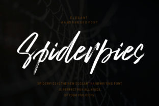 Spiderpies: A Handwritten Font for Craft and Design