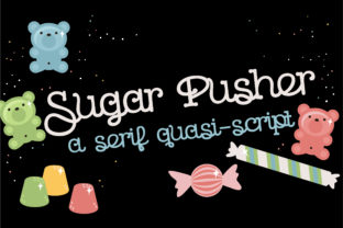 Sugar Pusher: A Sweet and Swirly Script Font