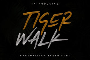 Tiger Walk Font Review: Bold Handwritten Type for Campaigns